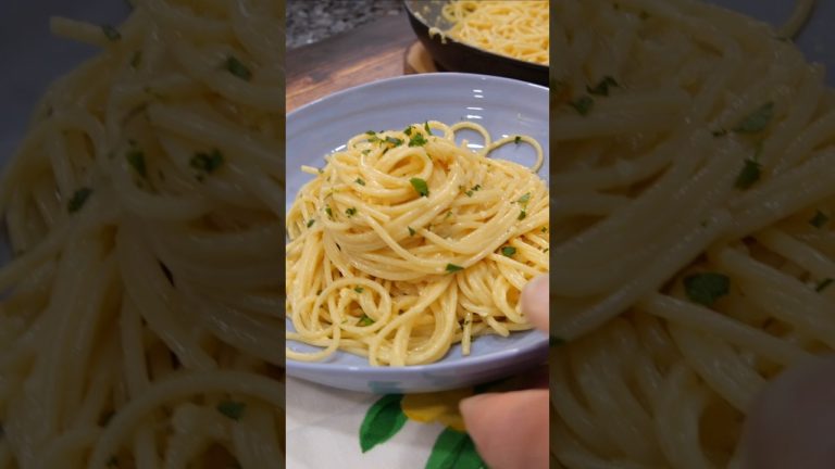 Creamy Lemon Pasta Recipe #cooking #recipes #pasta