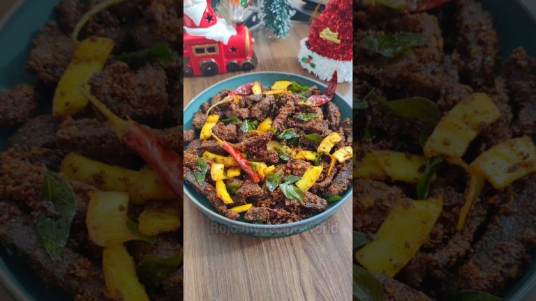 നാടൻ ബീഫ് ഫ്രൈ- Beef Dry Fry recipe Malayalam – Beef Dry fry Kerala Style – Beef Ularthiyathu recipe