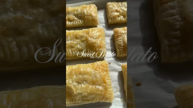 Homemade Sweet Potato Pop Tarts #recipe #easyrecipe #baking #poptarts #homemade