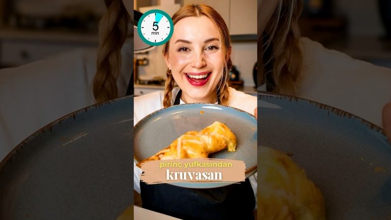 evde 5 dakikada kruvasan    #yemektarifleri   #recipe  #food #tatlı #kruvasan   #tarif #dessert