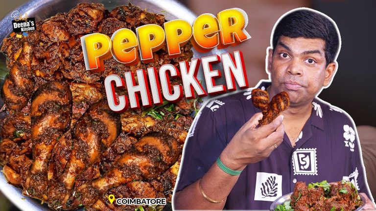 PEPPER CHICKEN பட்டாசா இருக்கும் | Wedding Style Chicken | CDK 1756 |Chef Deena's Kitchen