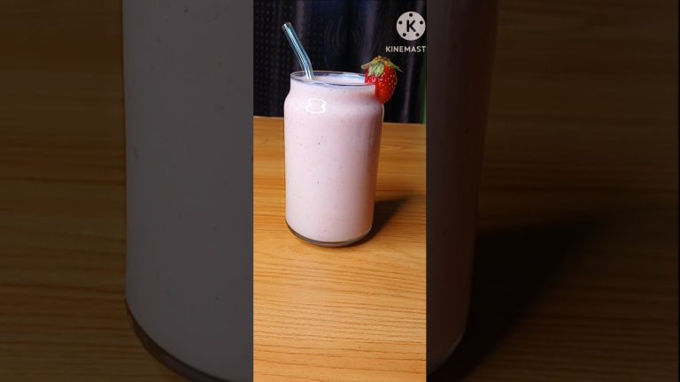 Strawberry milkshake ASMR | #shorts