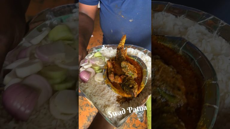 ₹170 वाली Fish Chawal Thali | Fish Curry | Food shorts