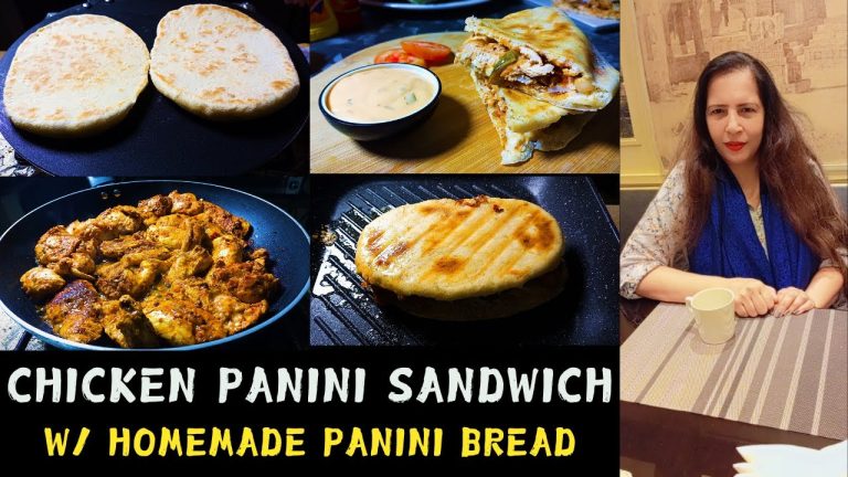 Best Chicken Panini Sandwich Recipe 🔥 | With Delicious Homemade Bread