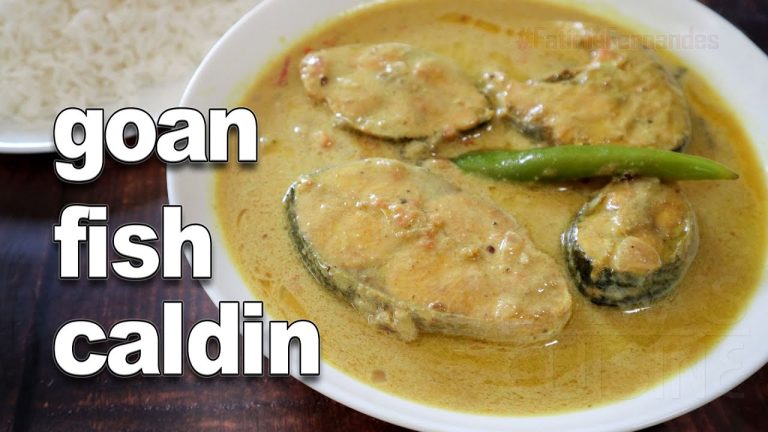 Goan Fish Caldin Recipe | Goan Caldine Curry | Goan Kingfish Curry Recipe