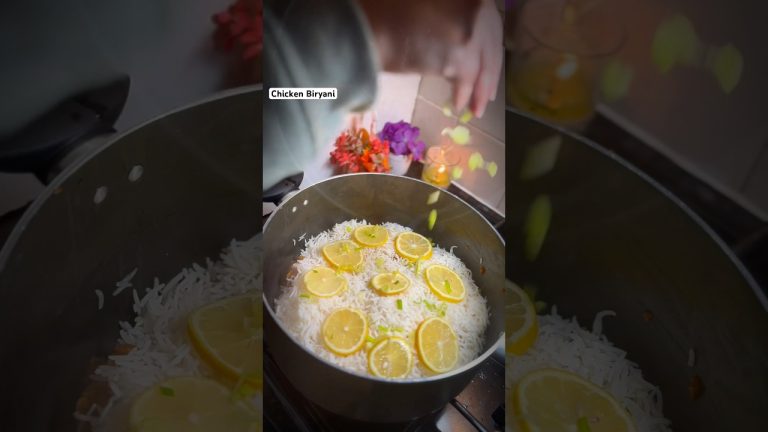 Chicken biryani #food #cooking #recipe #foodie #yummlycious #biryani #biryani recipe #biryani time