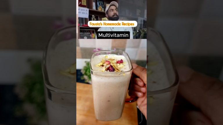 Multivitamin Drink | Dry Fruit Shake | #shorts​ #shortsfeed​ #healthy​ #niteshsoni​ #gym​ #viral