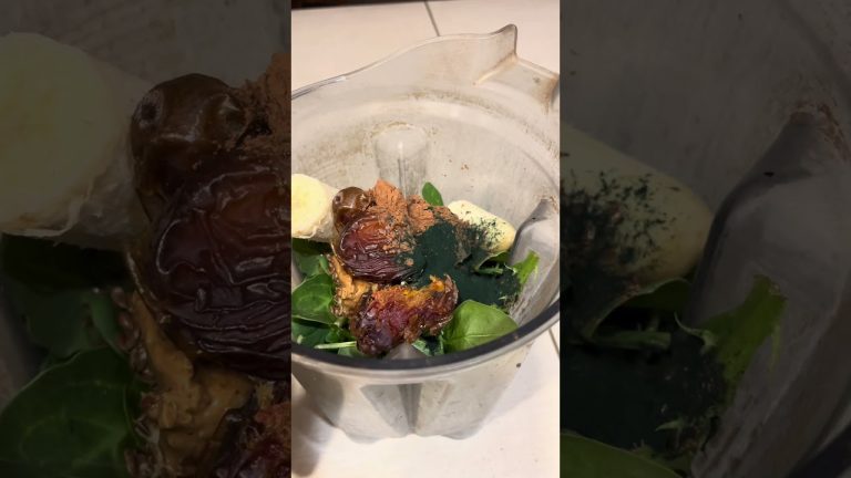 Mineral rich smoothie without a lot of fruit