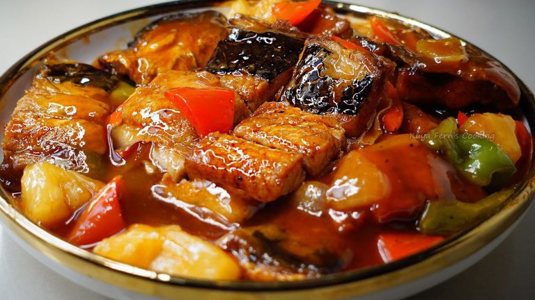SARAP PALA NITO GRABE!!! SOBRANG DALI LANG ILUTO PERO NAPAKA SARAP NITONG SWEET AND SOUR BANGUS!!!