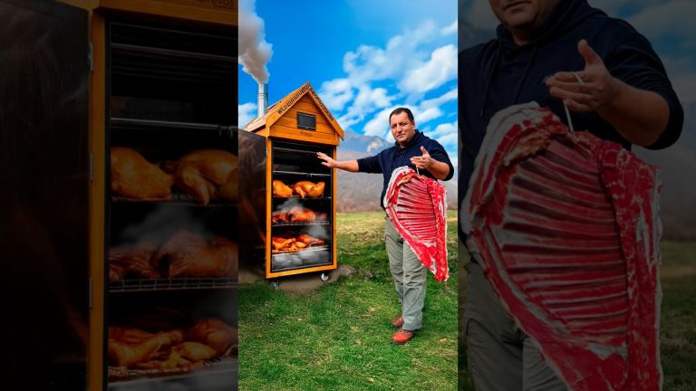 Wilderness Smoked Meat: Cooking Like a True Outdoorsman! 🔥🍖