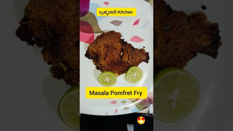 Masala Pomfret Fry #bachelorcooking #athenticfood #seafood #fishfry #shots#cookingshots