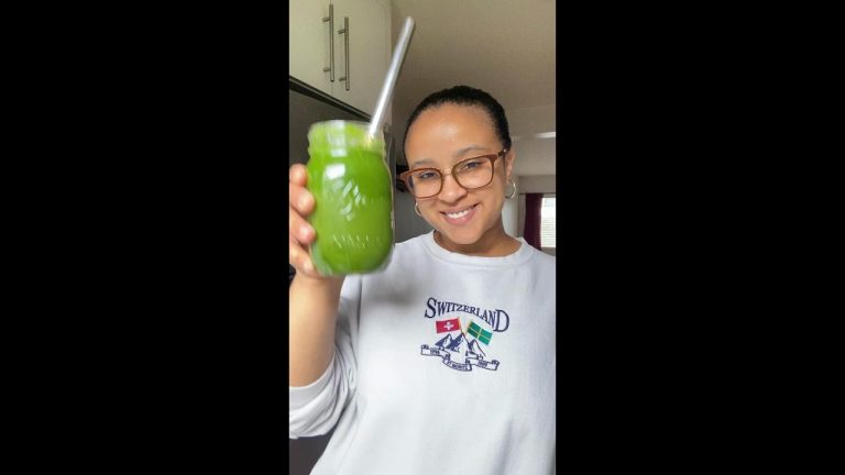 Green Detox Sea Moss Smoothie Recipe #shorts