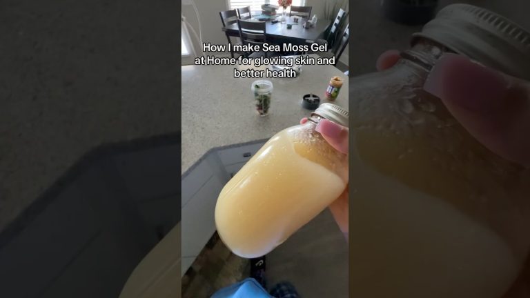 How to Make Sea Moss Gel | Boost Natural Beauty✨ #immuneboost #wellness #diybeauty #skincare #shorts
