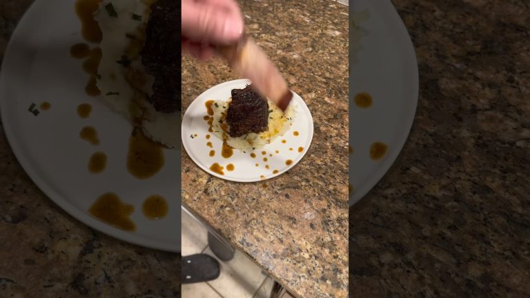 Braised Beef short ribs are a perfect winter meal #cooking #cookfood #food