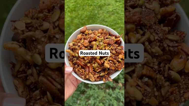 Cinnamon Roasted Nuts Recipe | Sweet, Crunchy & Easy Snack! 🥜✨