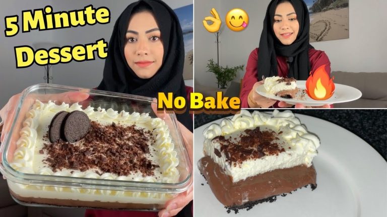 Chocolate Oreo Cream Dessert | Dawat/Party Special Recipe Idea | Quick Recipe (HUMA IN THE KITCHEN)