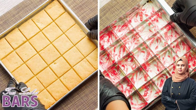 Tres Leches Shortbread BARS | A Creamy Twist on a Classic Dessert
