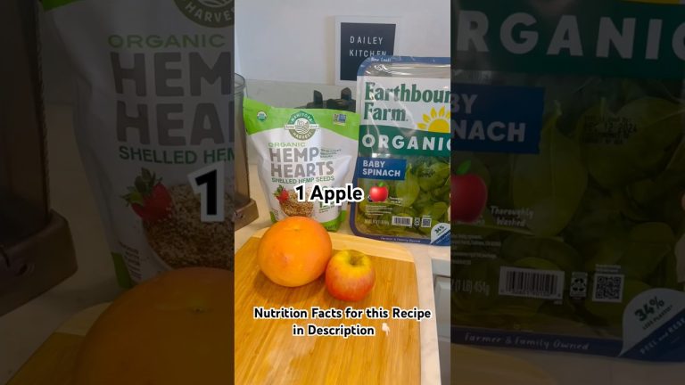 Alkalizing Citrus, Apple & Green Smoothie Recipe for High Protein Weight Loss Prep