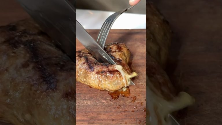 Meat Cheese Heart #grilling #grill #beef