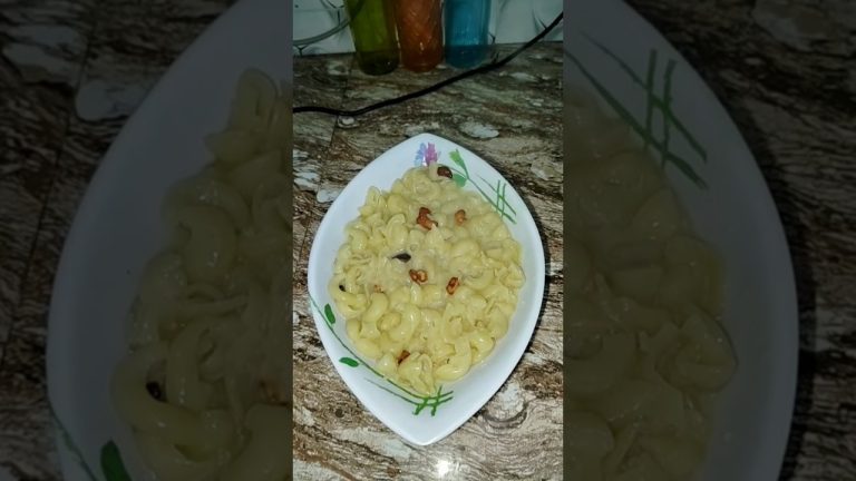 Sweet macaroni pasta recipe#sweet pasta With milk#sameena dream3#shorts#easy sweet recipe#break fast
