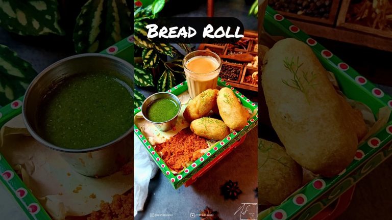 Bread Roll | bread roll recipe | आलू ब्रेड रोल | Stuffed Bread Roll | Bread Potato Rolls | #shorts