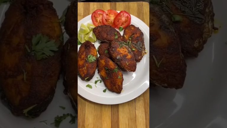 Surmai Fish Fry #shorts #youtubeshorts #fishfry #shortsrecipe