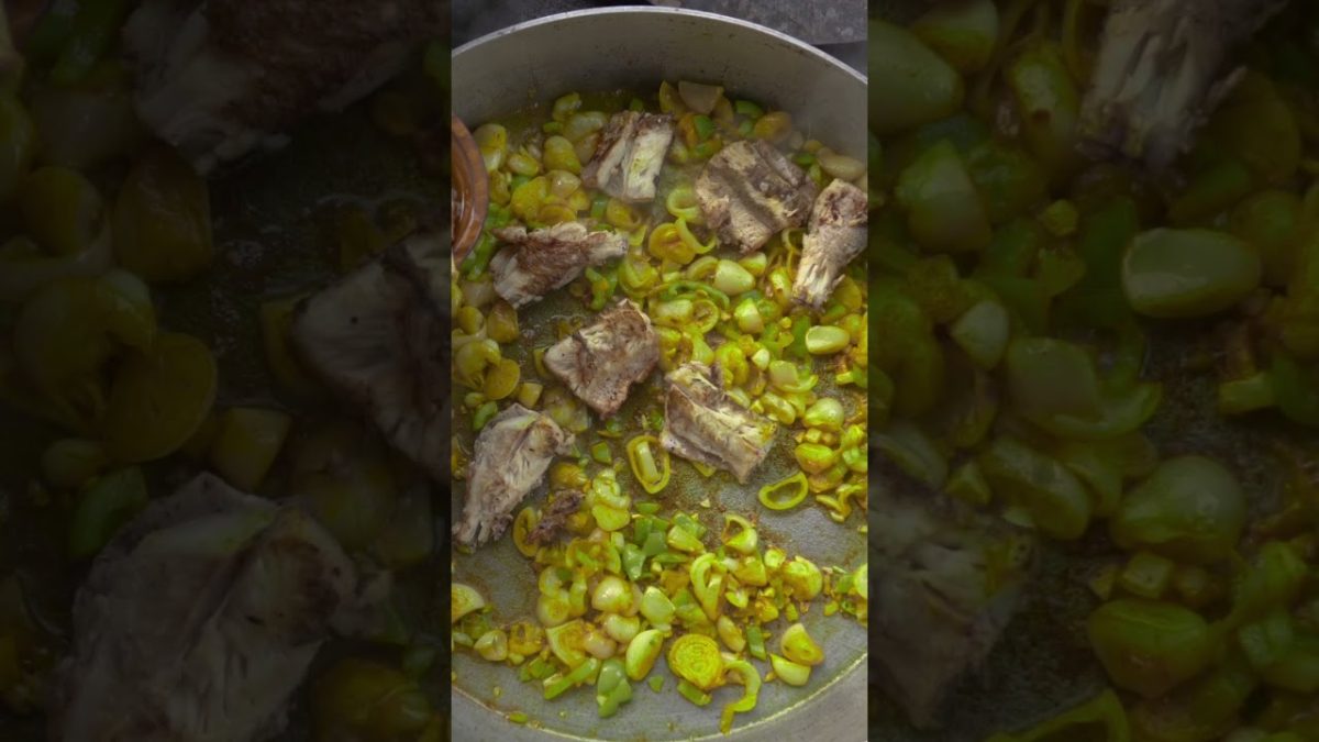 Super Delicious Fish Recipe Cooking with Vegetables in Wilderness!