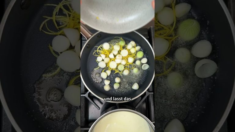 Gefüllte Ravioli mit Grünkohl & Zitronensauce 🍋🥬