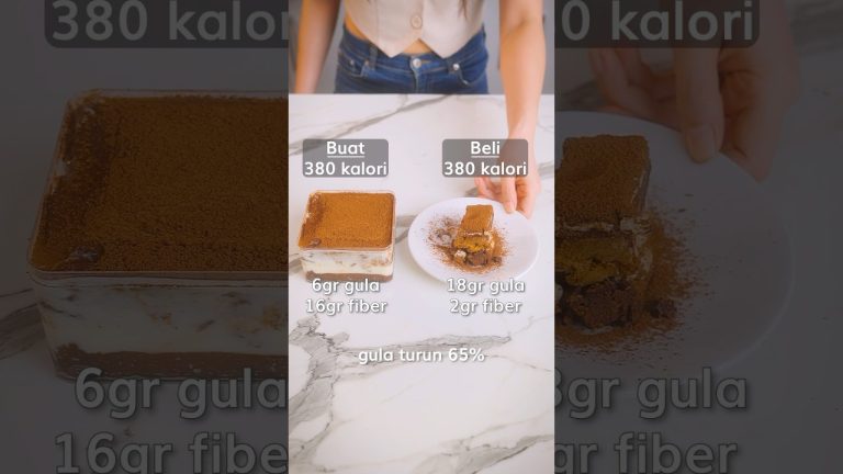 TIRAMISU versi KURUS #menudiet #tiramisu #dessertsehat