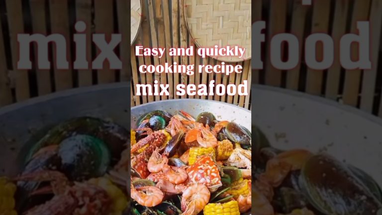 MIXED SEAFOOD EASY AND QUICKLY RECIPE