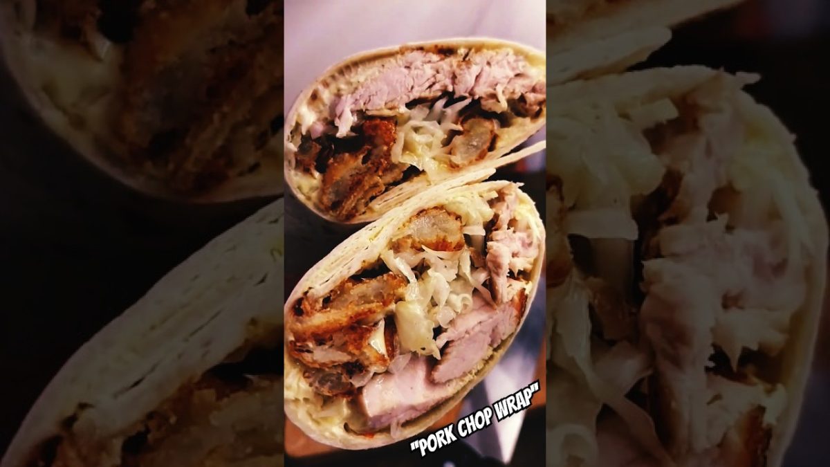 ''Easy pork chop wrap recipe'' Delicious and simple'' #blindinglights #cooking #foodie