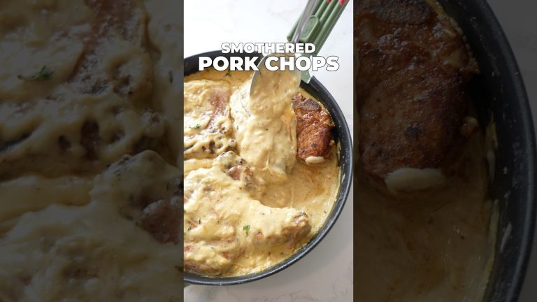 How to make the best southern smothered pork chops #recipe