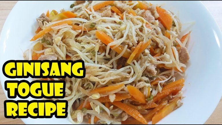 GINISANG TOGUE RECIPE | GINISANG TOGUE WITH PORK | HOW TO COOK MUNG BEAN SPROUTS