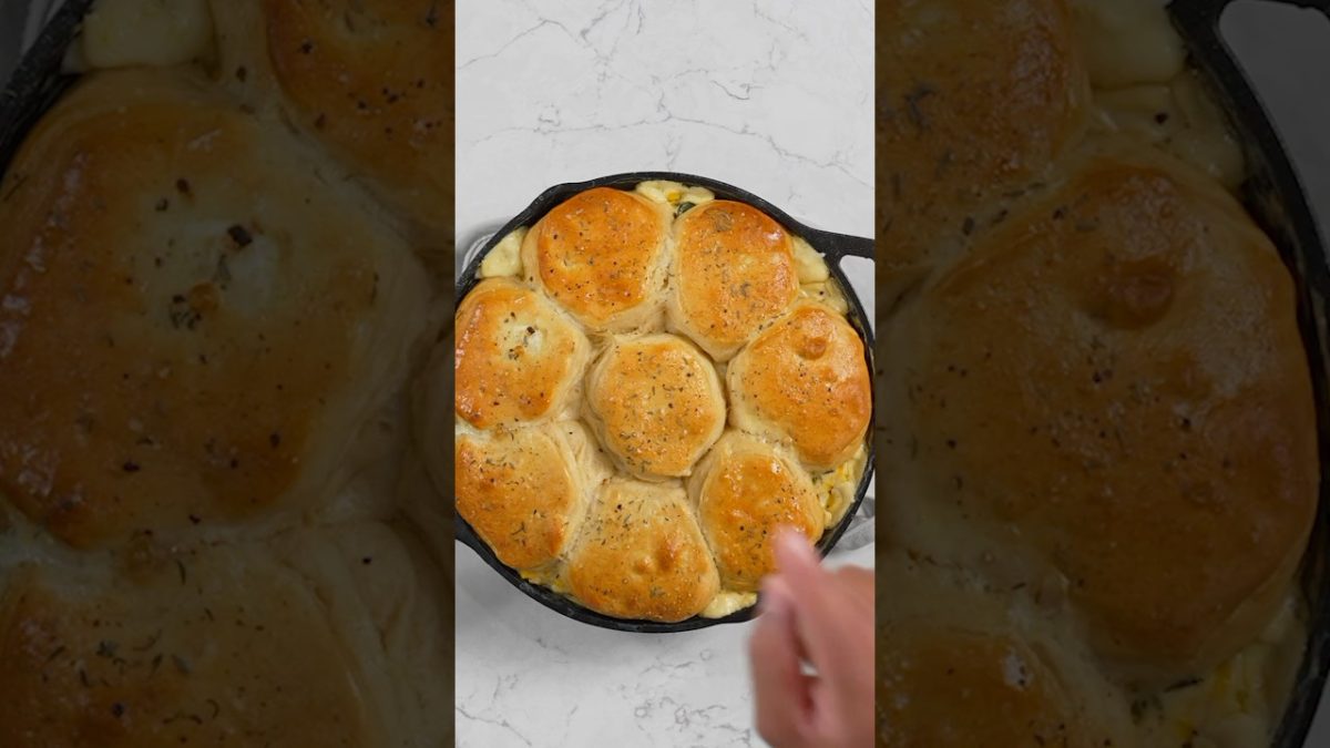 Chicken pot pie recipe that’s super easy 🥧 #chickenpotpie #recipe #chickenrecipes #problemsolved