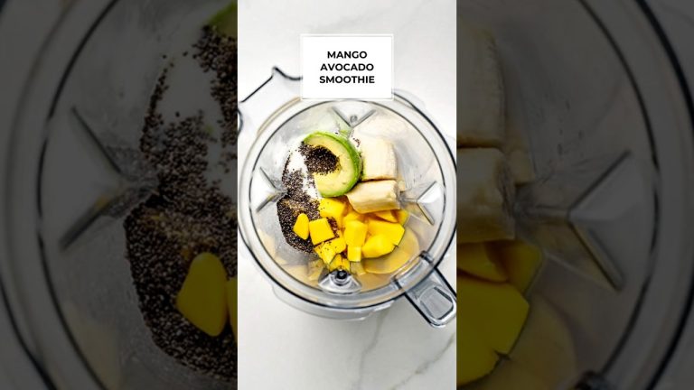 MANGO AVOCADO HEALTHY SMOOTHIE –  HEALTHY SMOOTHIE RECIPE #short