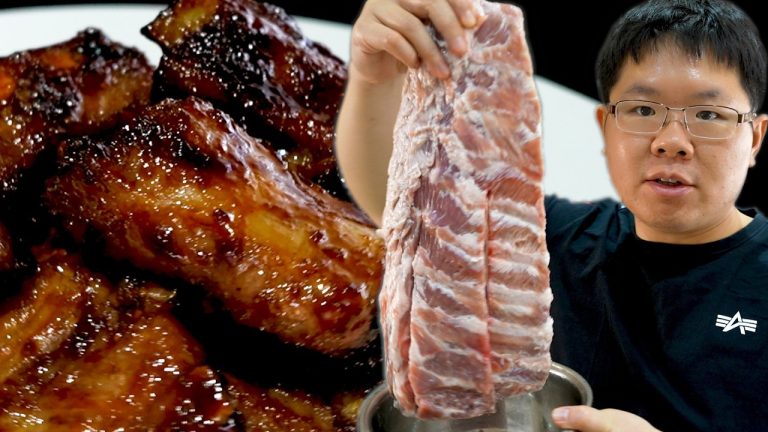 Air Fryer Char Siu Pork Ribs Recipe | Easy Chinese BBQ Ribs That Fall Off the Bone!