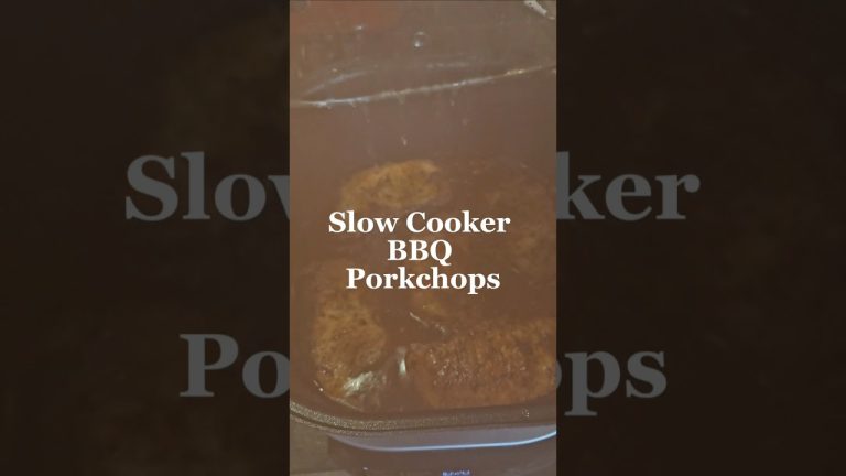 Easy Recipe|BBQ Porkchops|Crockpot Dinner Ideas #easydinnerrecipe