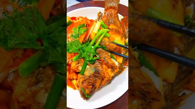 tilapia fish recipe|ikan nila enak dimasak apa ya #shorts#seafoodrecipes
