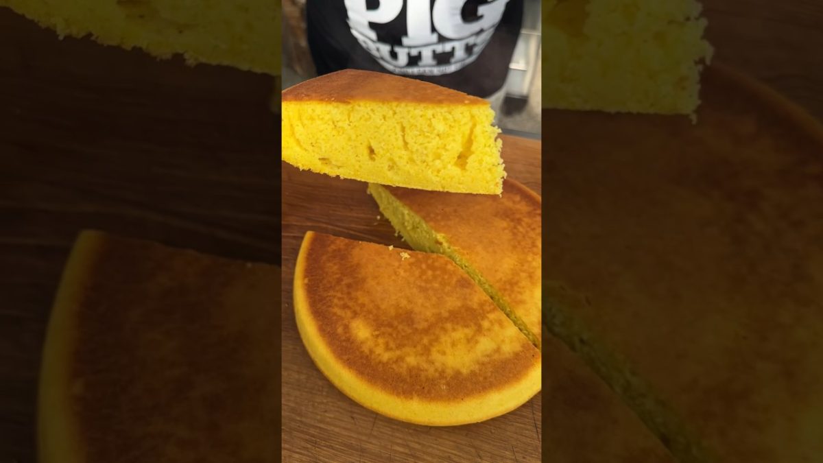 So geht‘s ! Unser CORN BREAD #bbq #cornbread