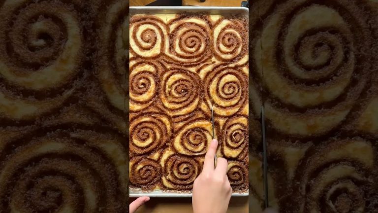 Cinnamon Sugar Sheet Pan Pancakes