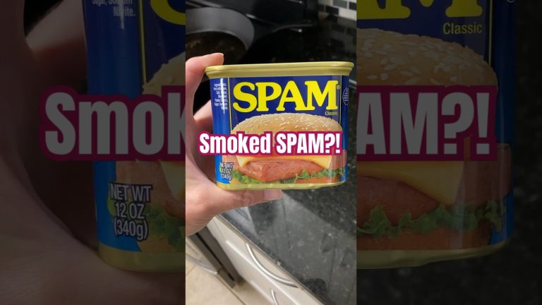 SMOKED SPAM?! #smoked #spam #bbq #barbecue #meat #recipe #shorts