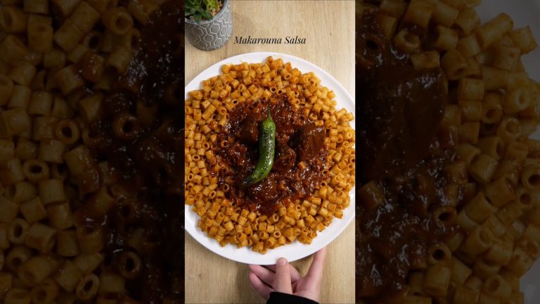 Recette de Pâtes Tunisienne#recette #patetunisienne #makarouna #salsa #tunisie #ammey #shorts