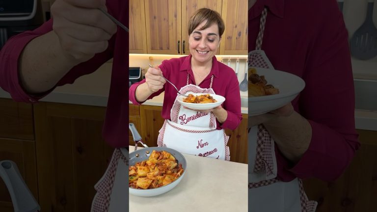 Paccheri al Baccalà #ricette #paccheri #baccalà