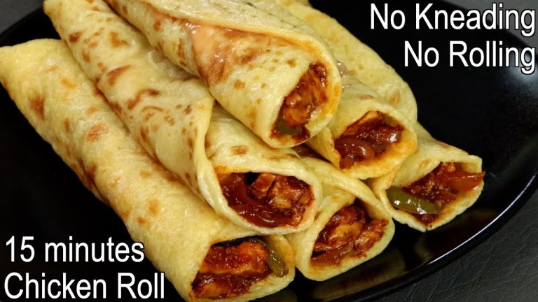 Chicken Roll Recipe | How to Make Chicken Wrap at Home