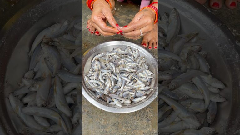 धवई Small Fish Recipe 😋 Super Delicious Taste🔥 #swadgorakhpuriya #shorts
