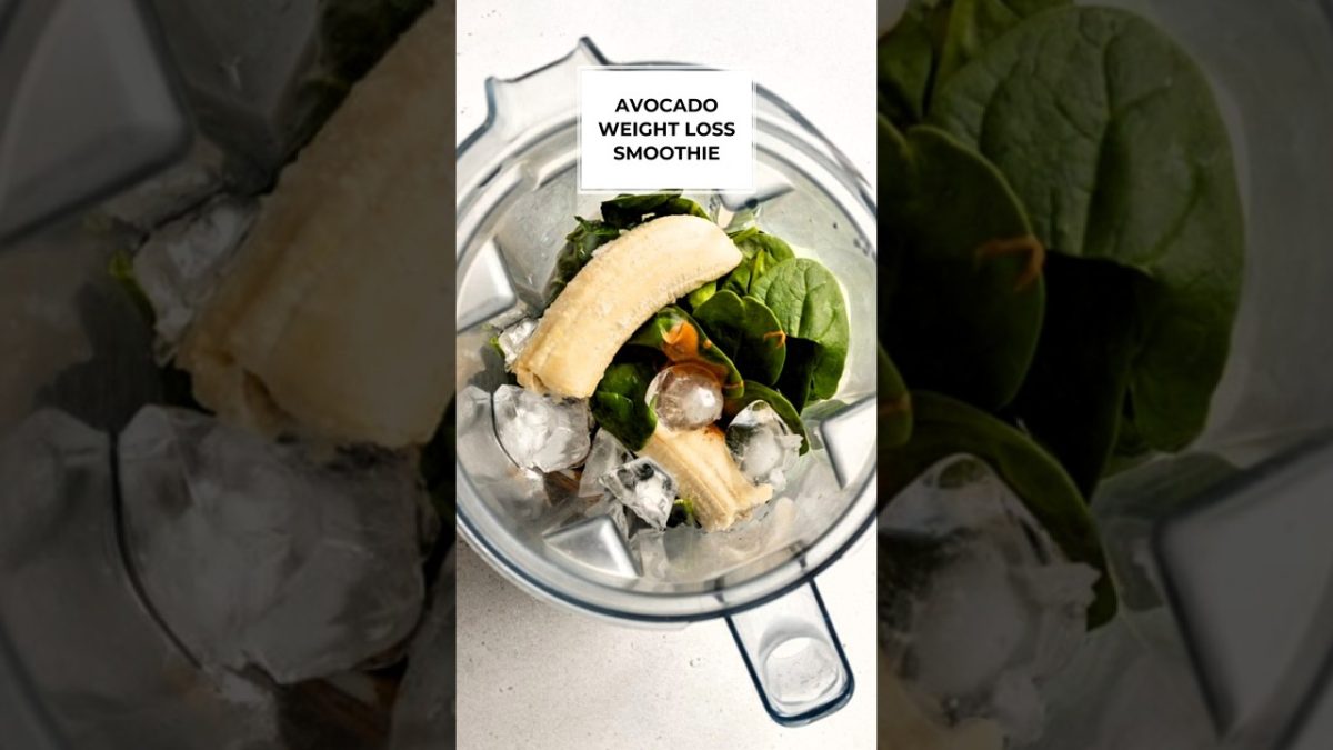 Avocado Banana Smoothie- Breakfast Smoothie – Easy Healthy Delicious #short #smoothie