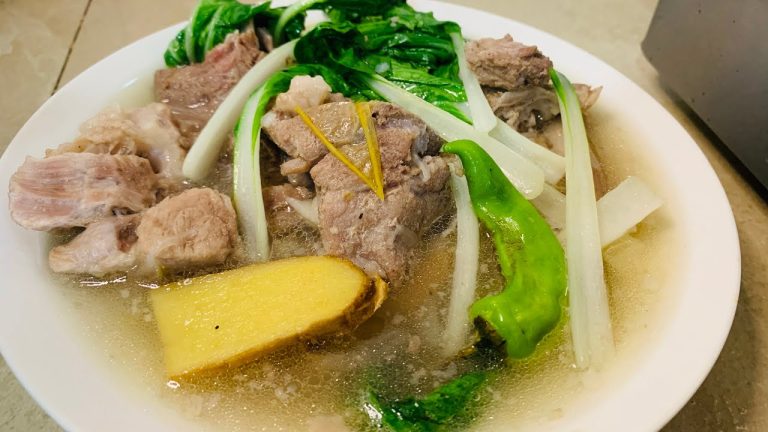 Saturday cooking Pork Soup Recipe with Taro | Pinoy Ulam