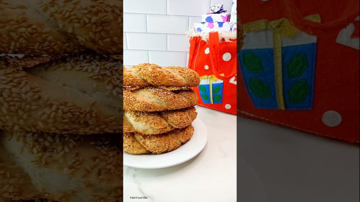 How To Make Turkish Simit | Simit Bread | Vlogmas day 3 #vlogmas #decemberholidays #shorts