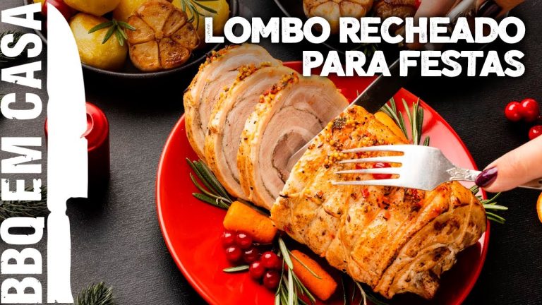 Lombo recheado de Natal | BBQ EM CASA