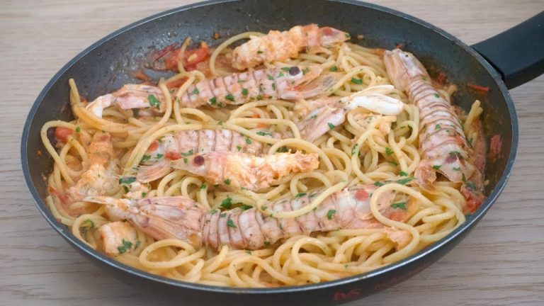 SPAGHETTI CON CANOCCHIE o cicale di mare: La ricetta che sta facendo impazzire il mondo!